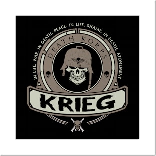 KRIEG - ELITE CREST Posters and Art